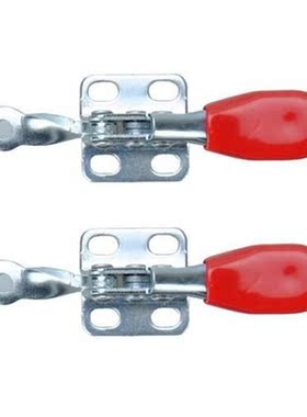 9Pcs Hand Tool Toggle Clamp Antislip Red Horizontal Clamp Qu