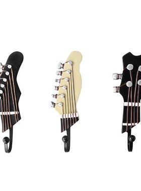 *Retro 3 Pcs/Set Guitar Heads Music Home Resin Clothes Hat H