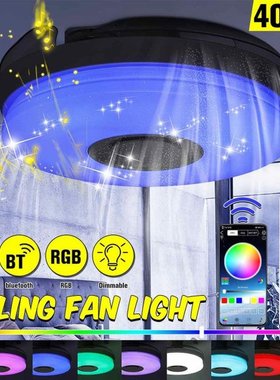 40CM Ceiling Fan With Lights  APP & Remote Control 2