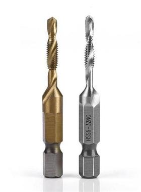 12pcs M3-M10 Hex Shank Titanium Plated HSS Screw Thread Metr