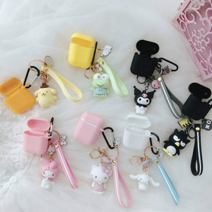Japanese Cute Cartoon Headset Case for AirPods 1 2 3 Pro Cin