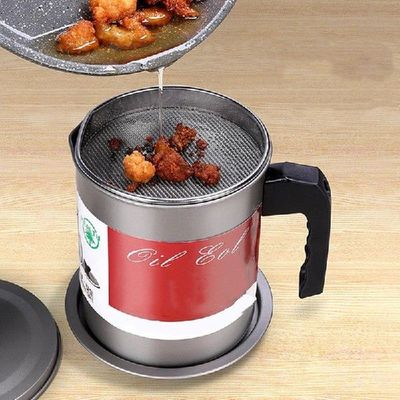 Leakproof Can Grease Container Kitchen Tool Kettle Cooking