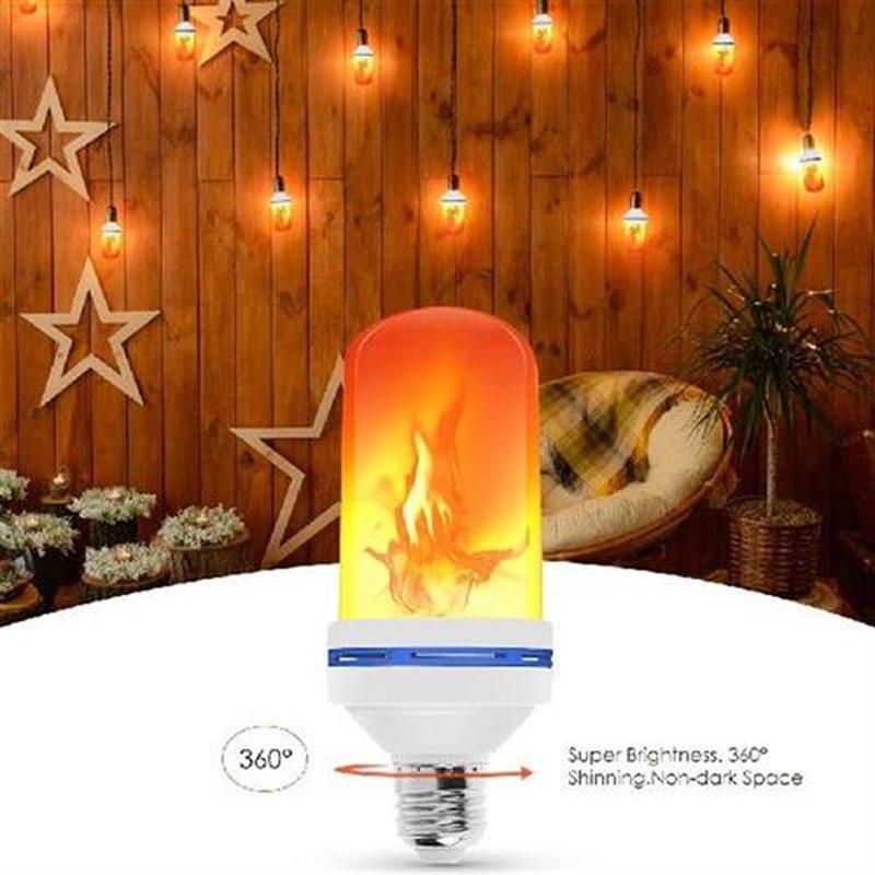LED E27 Flame Bulb Fire E14 lamp Corn Bulb Flickering LED