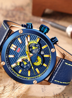 Men's watch waterproof quartz watch business 男士石