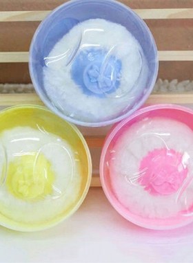 Case Puff-Box-Container Talcum-Powder Baby Face Infant Body