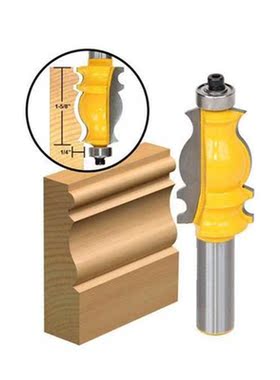 1 PC 8/12.7mm Shank Tenon Cutter Fishtail Moulding Router Bi