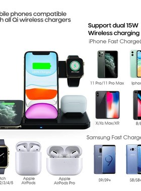 new 3 in 1 qi wireless charger wireless charging Mobile Pho