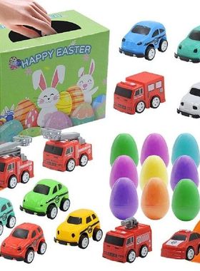12pcs Car Toys ABS Diecast Cars For Toddlers With Colorful