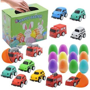 12pcs Car Toys ABS Diecast Cars For Toddlers With Colorful