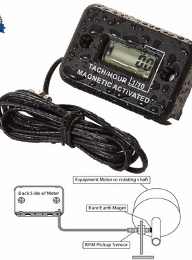 Digital Diesel Engine Hour Meter Tachometer for Water  minin