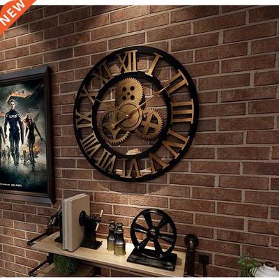 Industrial Gear Wall Clock Decorative Retro MDL Wall Clock I
