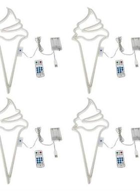 Ice Cream Neon Sign Lights Wall decor Light Modes Dimmable