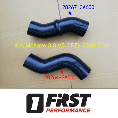 silicone intercooler hose kits for KIA Mohave 3.0 V6 CRDI 20