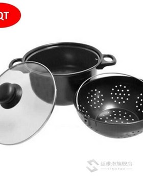 2-in-1 Cooking Pot With Swivel Strainer Food Pasta Vegetable