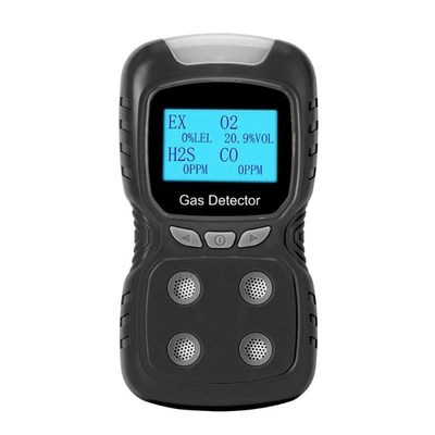 LCD 4 in 1 Toxic Gas Alarm Detector CO O2 H2S Oxygen Monitor