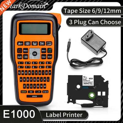 E1000 Pro Label Machine Industrial Label Maker, Labeller for