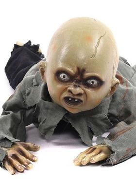Animated Crawling Baby Zombie Scary Ghost Babies Doll