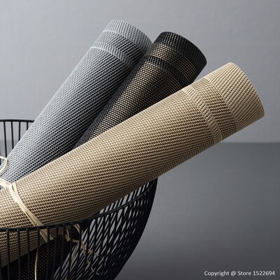 Pack of 4PCS PVC Place Mats for Dining Table Heat Resistant