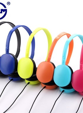 Wired Headphones Audio-Jack Beauty-Girls Kids Foldable with