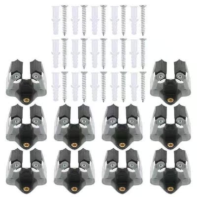 5/10PCS Wall Mounted Mop Holder Broom Holder With Screws