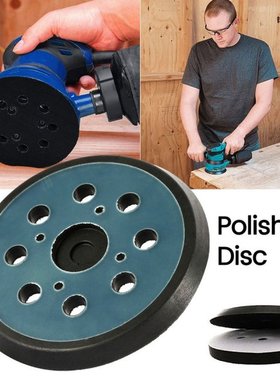 5Inches 125MM 8-Hole Back-up Sanding Pad 4 Nails Hook Loop S