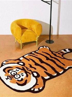 Cute Tiger Rug Children Room Cartoon Carpet Plush Thick