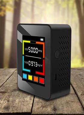 Portable Carbon Dioxide TVOC Detector Air Quality Monitor Te