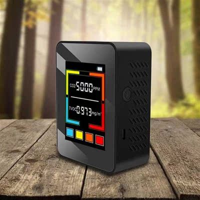 Portable Carbon Dioxide TVOC Detector Air Quality Monitor Te