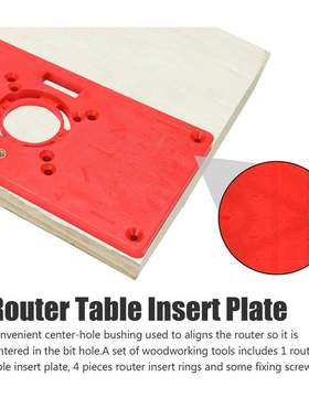 Multifunctional Router Table Insert Plate ABS Plastics Woodw