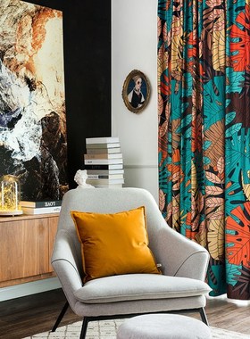 Luxury Blackout Curtains for Living Room Bedroom Velvet Cur