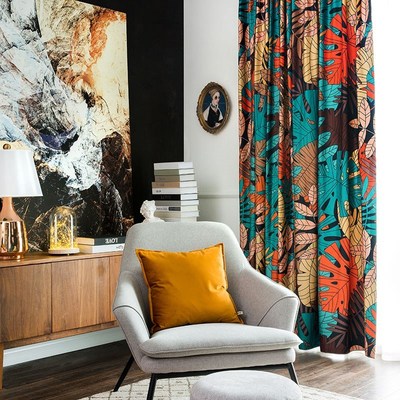 Luxury Blackout Curtains for Living Room Bedroom Velvet Cur