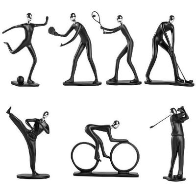 Resin Abstract Figure Sculpture Anti Deformed Durable