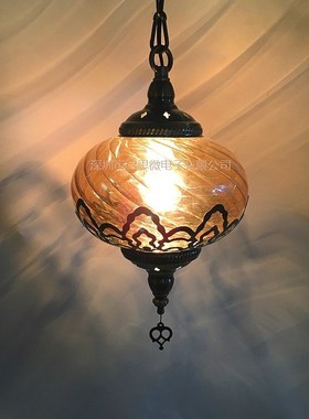 Newest style urkey ethnic customs Hollow carving lamp Romant