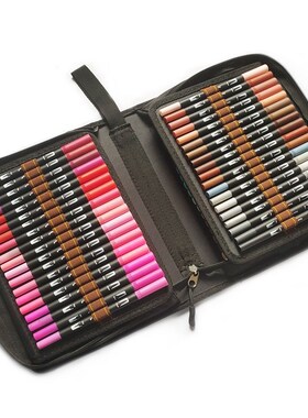 120 Color Fine Liner Dual Tip Brush Pens Set Drawing Paintin