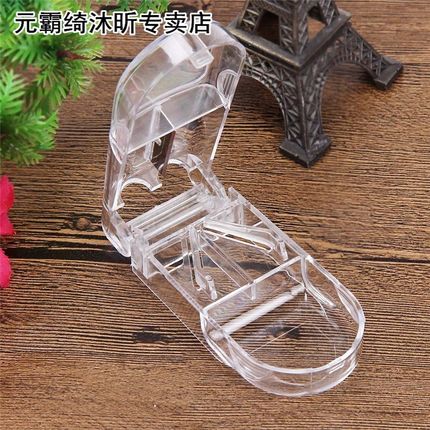 Portable 7 Days Weekly Pill Caplets Medicine Tablet Cutter D