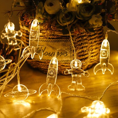 1.5m Led Spaceman Astronaut Rocket Universe Burst Ball Light