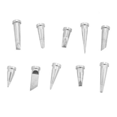 10Pcs Durable Soldering Tip Set for Weller WSD81 WD1000