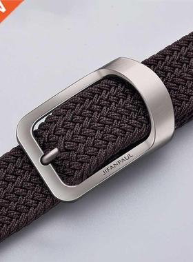2022 men and women fashion nylon belt alloy casual belt wome