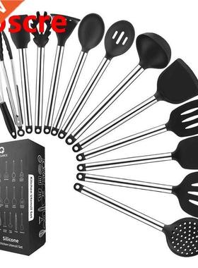 Het Resistnt Kitchen Utensil Silicone Cooking Utensils Set