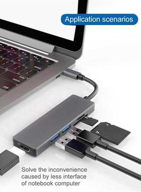 USB C Hub HDMI Adapter 适用于 Pro 2019/2018/2017 5 in 1 Don