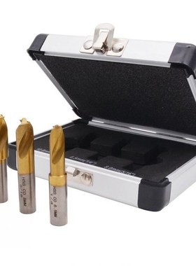 3pcs 6HSS CO Rotary Spot Weld Cutter Sawtooth Point Drill Bi