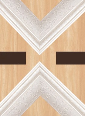 3d  self-adhesive skirting wall sticker white floor corner l