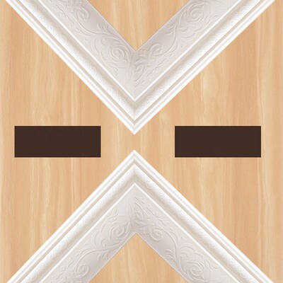 3d  self-adhesive skirting wall sticker white floor corner l