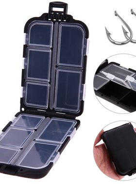 Newest Mini Fishing Tackle Box Fish Lures Hooks Organizer Bo