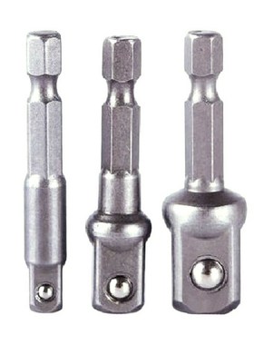 drill adapter 1/4 3/8 1/2 Steel Drill Socket Adapter Set Hex