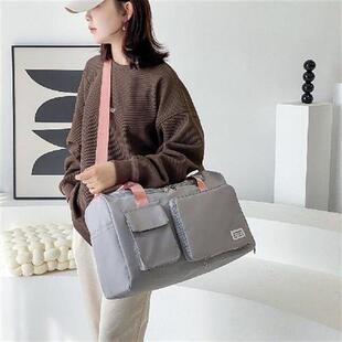 Oxford Luggage Handbag with Wet Pocket Foldable Overnight