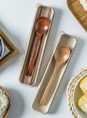 筷子,勺子Chopsticks box, cutlery, chopsticks and spoon set