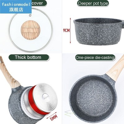 Non Stick Cooking Pan and Pot Set Frying Pan Cast Iron Skill