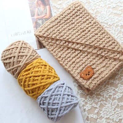 100gram Chenille Alize Yarn Thick Wool Yarn Threads For