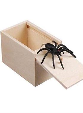 Spider Wooden Box Trickery Wooden Toys Wooden Prank Spider